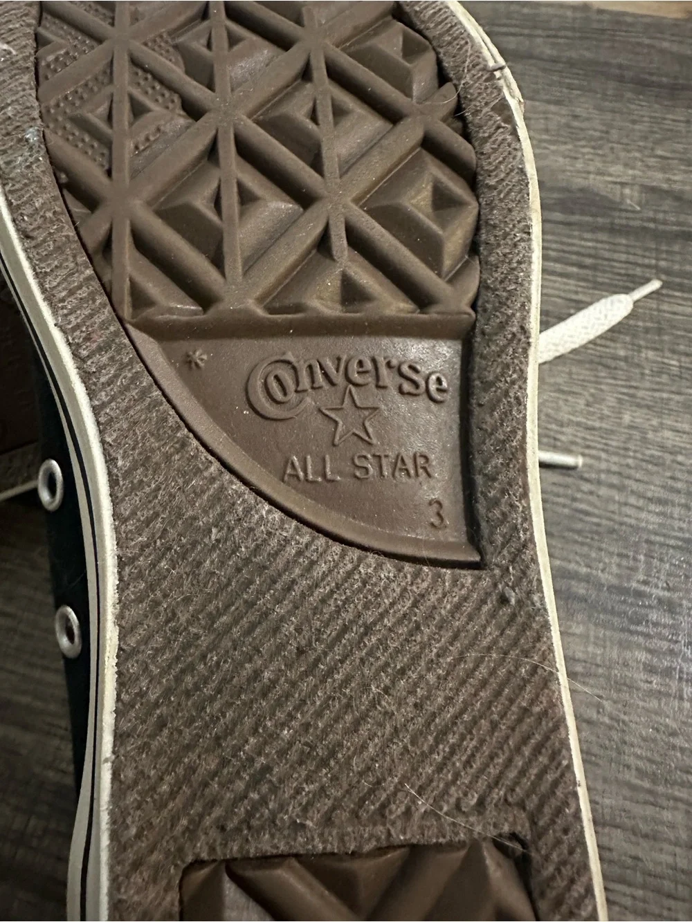 Converse Kids Black Low Top All Star Sneakers - Size 3